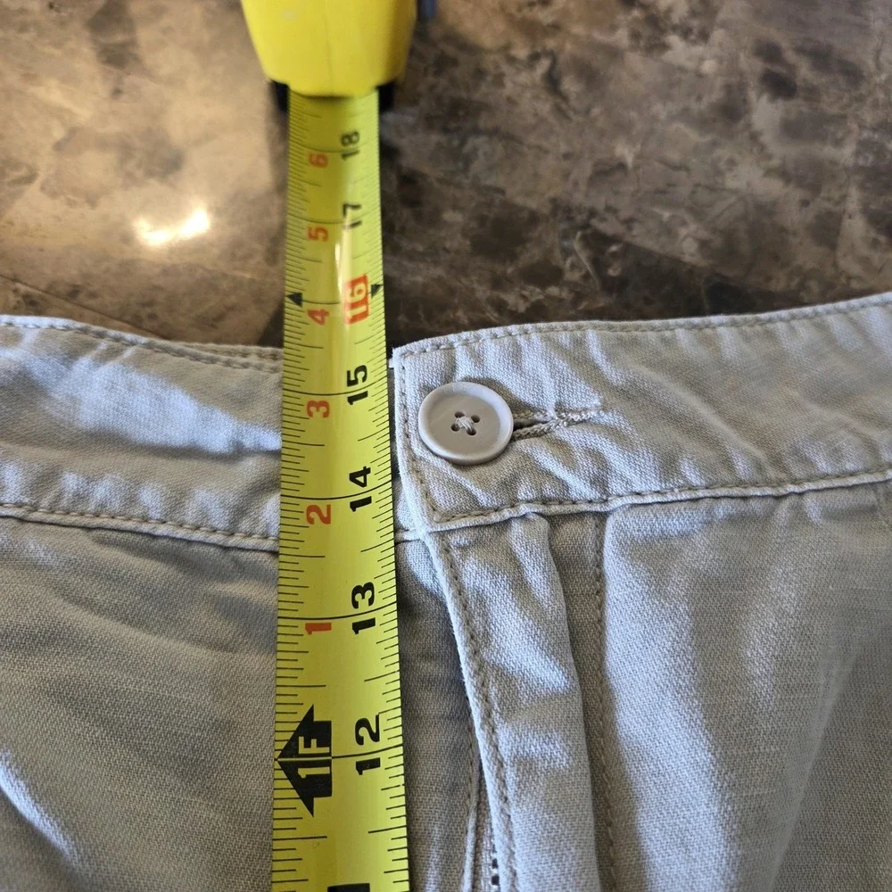 Joie‎ sz XXL khaki shorts cotton/linen lightweight summer casual beach vacation